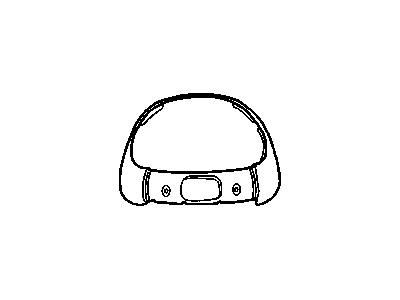 Dodge 5016287AB BEZEL Overhead Console