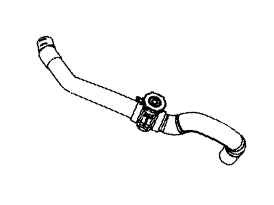 Dodge Radiator Hose - 52029193AJ