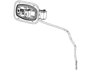 Jeep 68477591AA HOUSING Fuel Filler