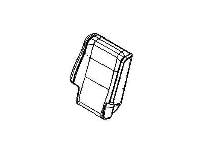 Jeep 6ET32DX9AA COVER Rear Seat Back Right