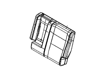 Jeep 6ET33DX9AA COVER Rear Seat Back Left