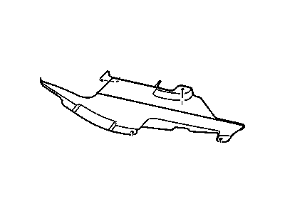 Dodge 5065237AB COVER Torque Box Front
