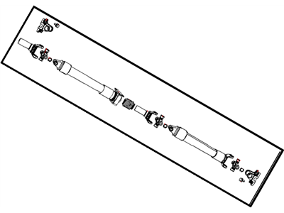 2012 Ram 2500 Drive Shaft - 5146293AA
