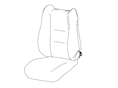 Jeep 7BG72LA8AB COVER Front Seat Back