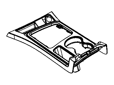 Dodge 1FS551AAAD BEZEL Floor Console
