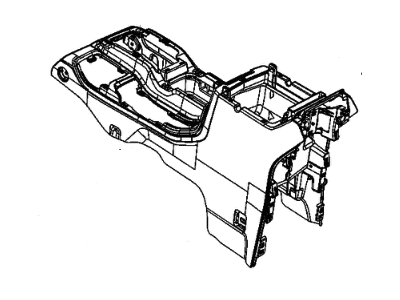 Jeep Center Console Base - 6KJ18TX7AD