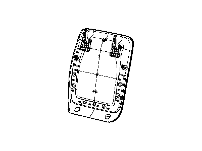 Mopar 1ME421DVAA Seat Back Panel, Front Driver Side