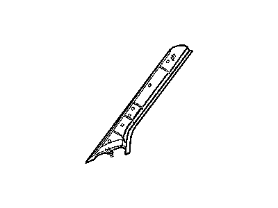 Dodge 5123043AA MOLDING A PILLAR