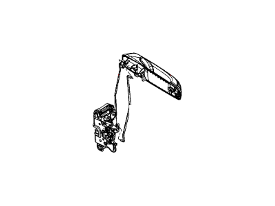 Ram 68079085AA LATCH Front Door