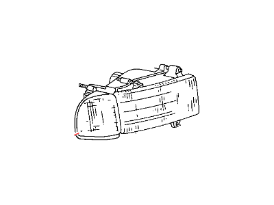 Mopar 55077025AC Composite Headlamp