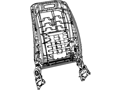 Chrysler 68104489AA FRAME Front Seat Back