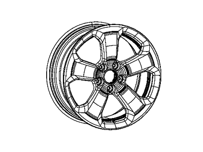 2018 Jeep Compass Spare Wheel - 5VN87XZAAA