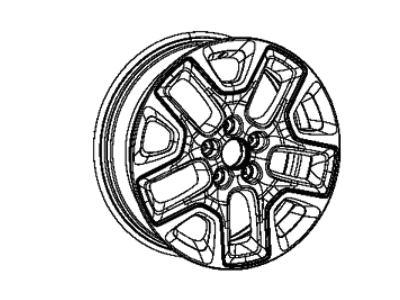 2020 Jeep Compass Spare Wheel - 5VC29MA7AA