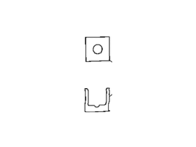 Ram 68240744AA BRACKET Parking Assist