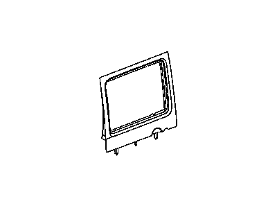 Jeep 5SQ88SX9AB WINDOW Half Door