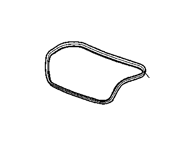 Chrysler 4814880AE WEATHERSTRIP Decklid Opening
