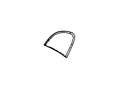 Chrysler 5257960AG GLASS Quarter Window
