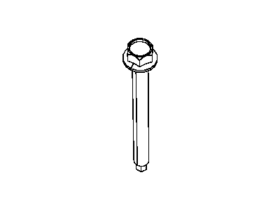 Jeep 6508638AA SCREW Hex Flange Head M12x1.75x133 Transmission Crossmember Mounting