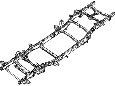 Ram 68138173AA FRAME ASSEMBLY Chassis