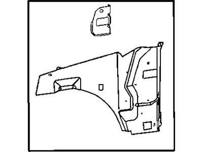 Chrysler 5103371AE PANEL PACKAGE Cowl Side