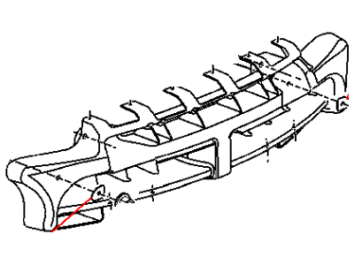 Dodge Viper Bumper - 4865643AA