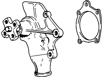 Jeep 5012366AC PUMP PACKAGE Water