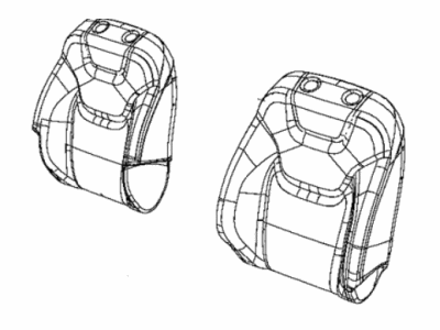 Jeep 6SS87DX9AD COVER Front Seat Back