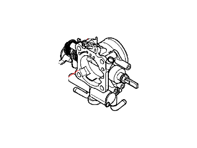 Chrysler MD628112 THROTTLE BODY