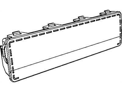 Mopar 5057792AE Kneeblocker Steering Column Opening Inflatable