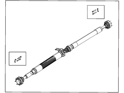 2017 Dodge Charger Drive Shaft - 68212029AF