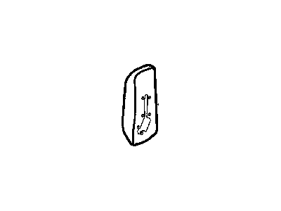 Dodge 5015932AA COVER Seat Belt Retractor