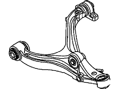 Mopar 5181834AA Lower Control Arm, Front Passenger Side
