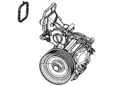 Jeep Wrangler Water Pump - 5048283AE