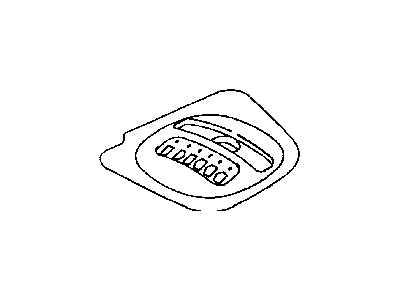 Chrysler MR719833 BEZEL Gear Shift Indicator Black