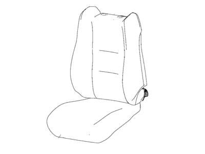 Dodge 6VK22JRRAA COVER Front Seat Cushion