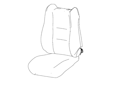Dodge 6VK20JRRAA COVER Front Seat Back