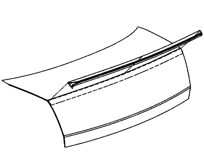 Dodge 1BU14ARHAC SPOILER Rear Air Dam