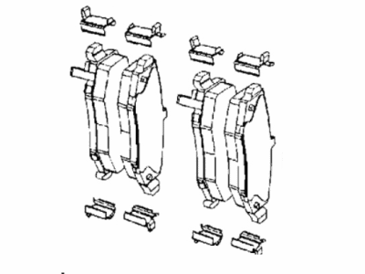 Jeep Brake Pad - 68376749AC