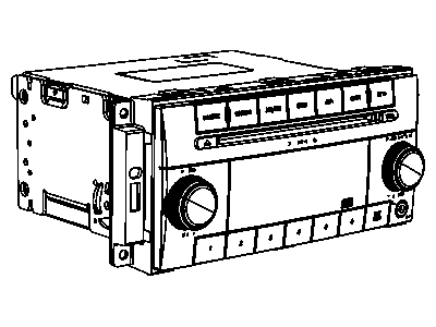 Jeep 68252824AC RADIO MULTI Media