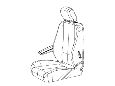 Dodge 7CT29DX9AA COVER Front Seat Back