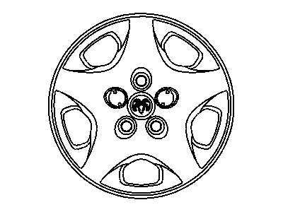 Chrysler 4694958AA COVER Wheel 15"
