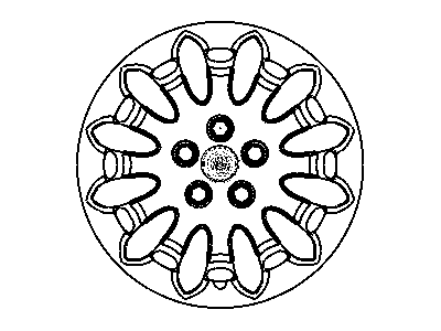 Dodge 4766336AA COVER Wheel 16"