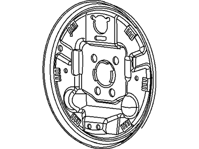 Chrysler 5096202AA SUPPORT Rear Wheel Brake
