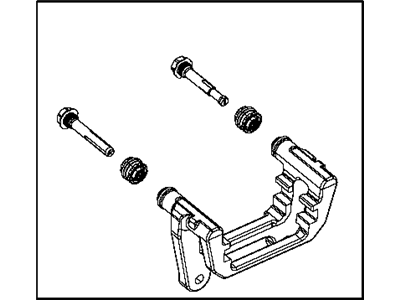 Jeep Brake Caliper Bracket - 68225310AA
