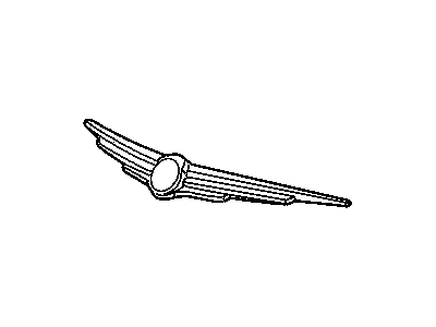 Chrysler 1BJ09401AA PLINTH Winged Medallion