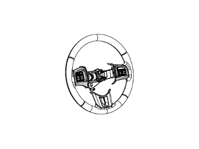 Ram C/V Steering Wheel - 5SD98DX9AA