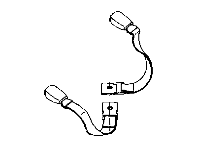 Jeep 5FX94LAZAA SEAT BELT Buckle Half