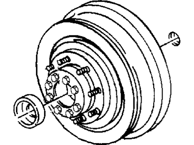 2002 Dodge Ram Wagon Wheel Hub - 52009523