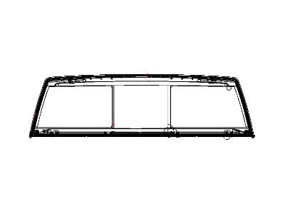 Mopar 68199923AC Sliding Glass, Rear