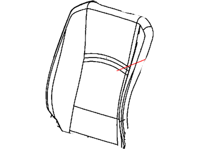 Ram 5MV93HL1AA COVER Front Seat Back